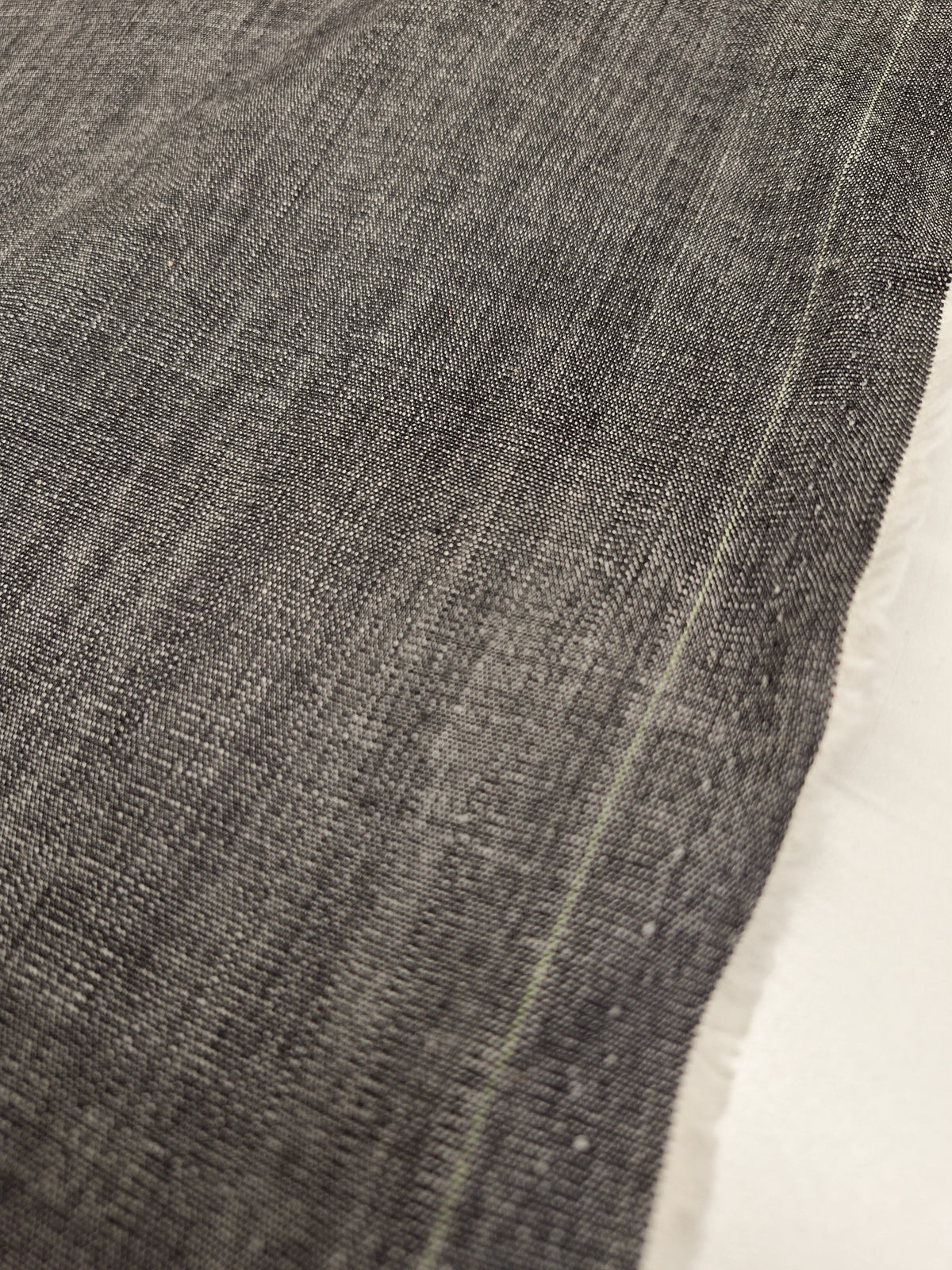 8.25oz Crosshatch Cotton Denim - Medium Grey