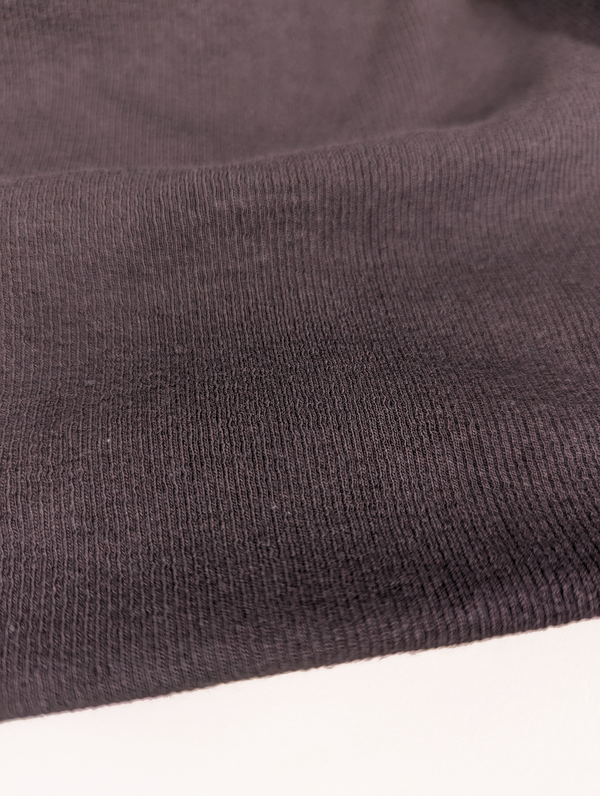 Remnant: Cotton & TENCEL™ Modal Rib Knit - Shadow (1.45 metres)