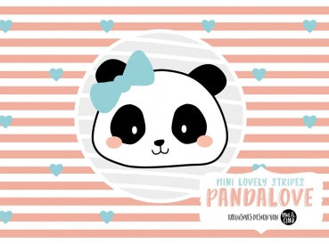 Panda Love Jersey Panel