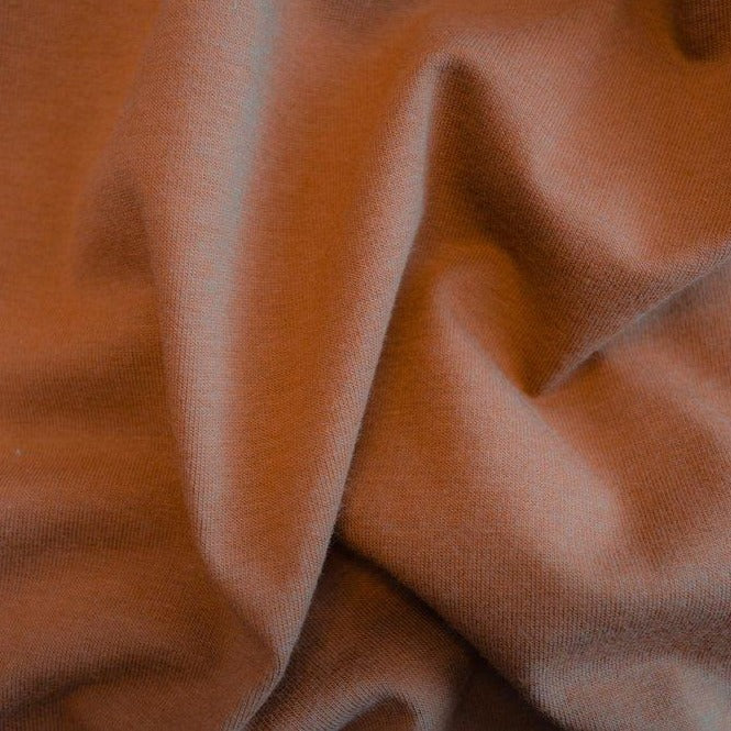 Cotton Modal Jersey Knit, Copper