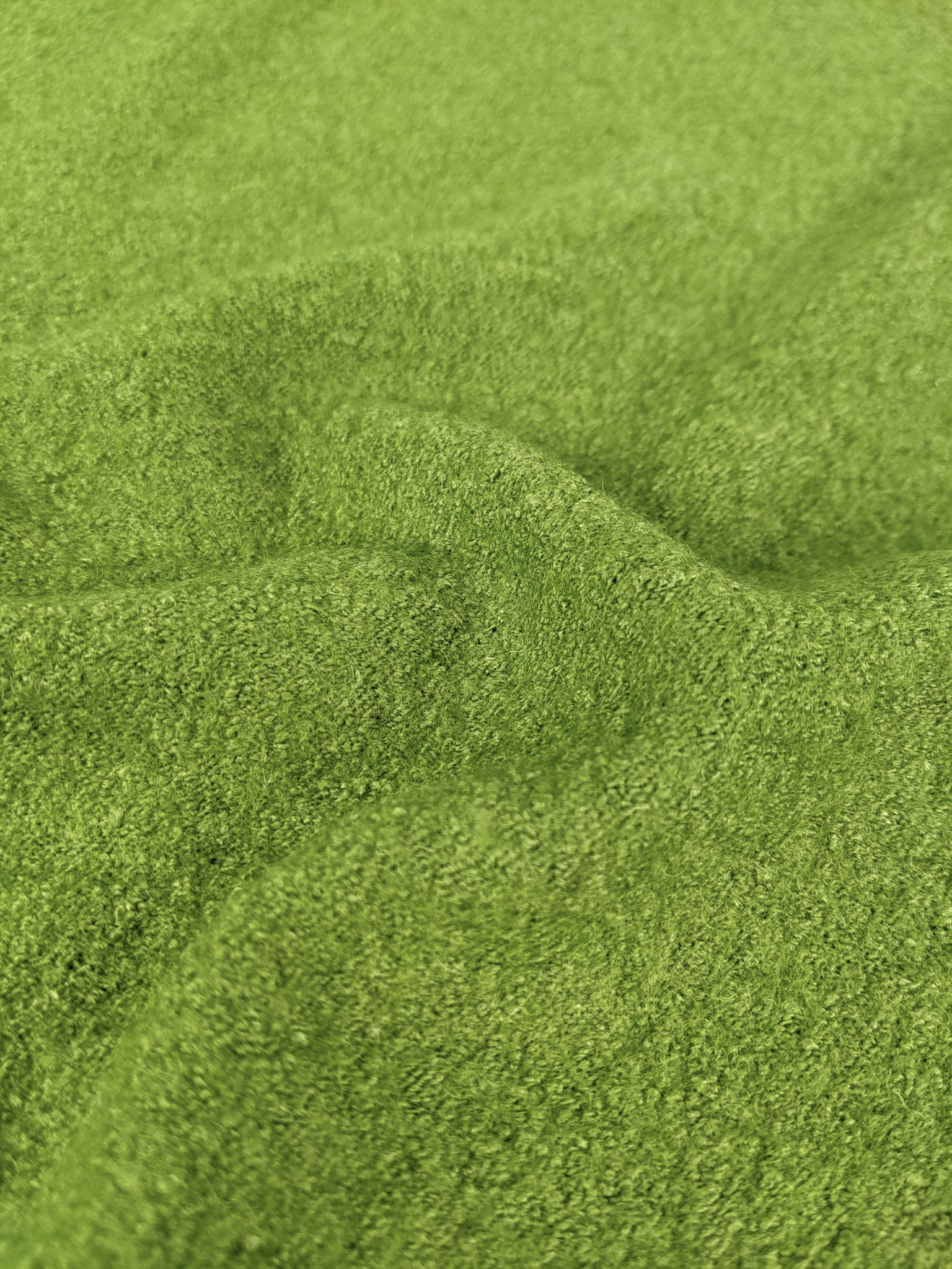 Boiled Wool & Viscose - Green Apple – Sitka Fabrics