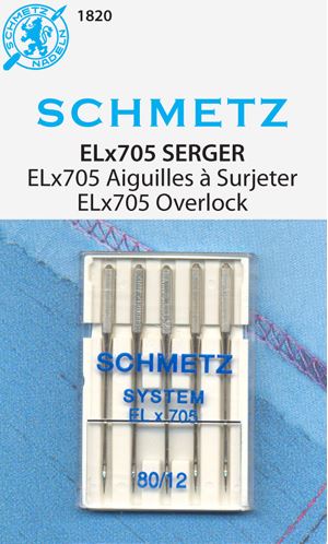 Schmetz: Serger/overlock ELX705 80/12