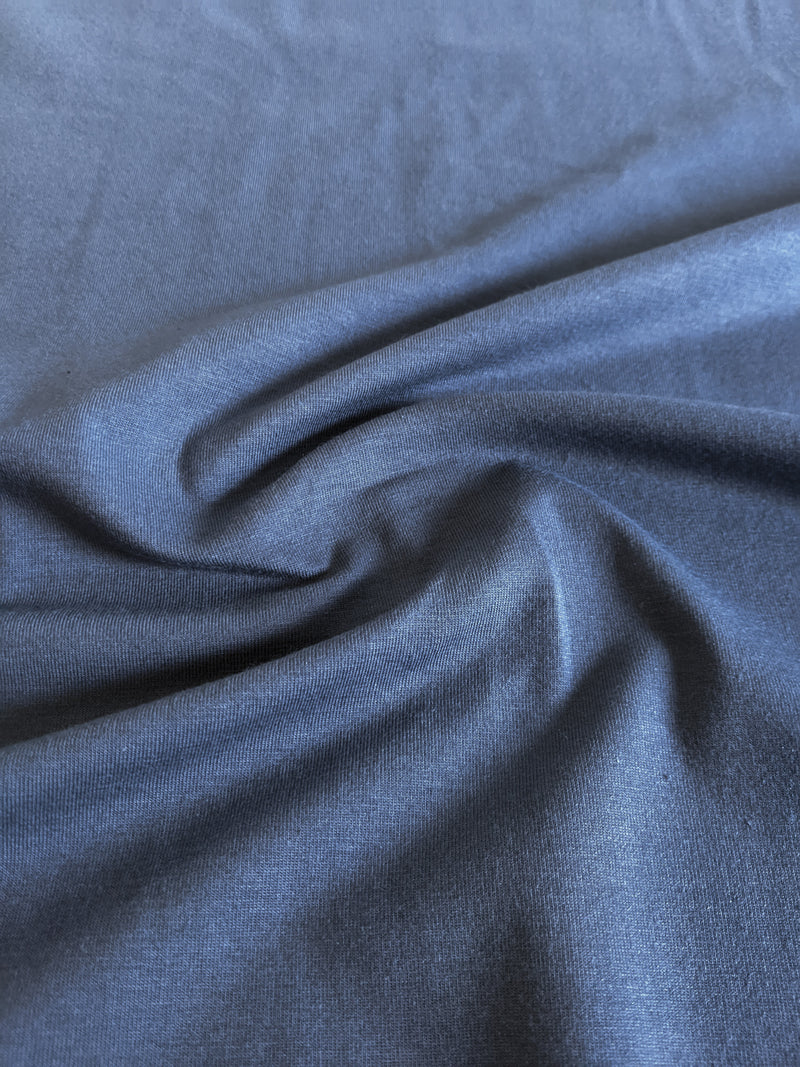 Cotton Modal Jersey Knit, Azure Blue