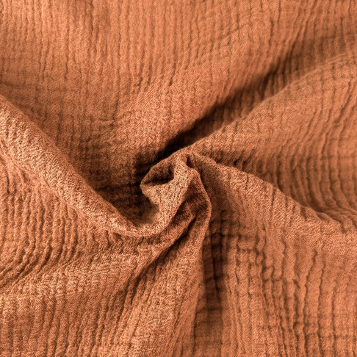 Organic Cotton Double Gauze - Cinnamon Organic Cotton Double Gauze - Cinnamon