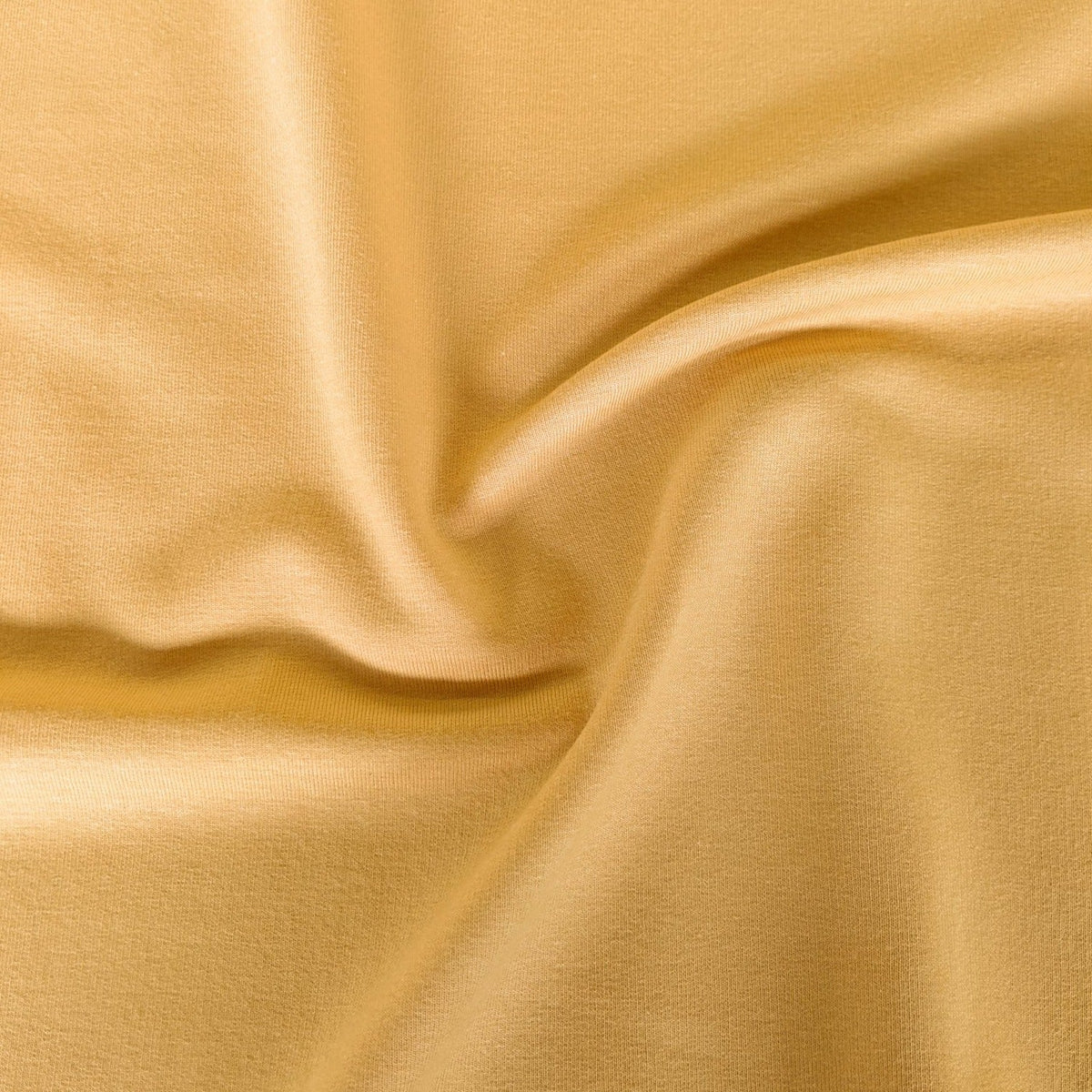 Remnant: Bamboo & Cotton Stretch Fleece - Pineapple (.5 metre)