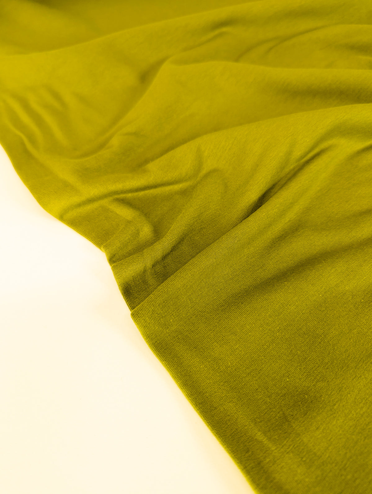 Fleece Backed Sweatshirting - Green Glow