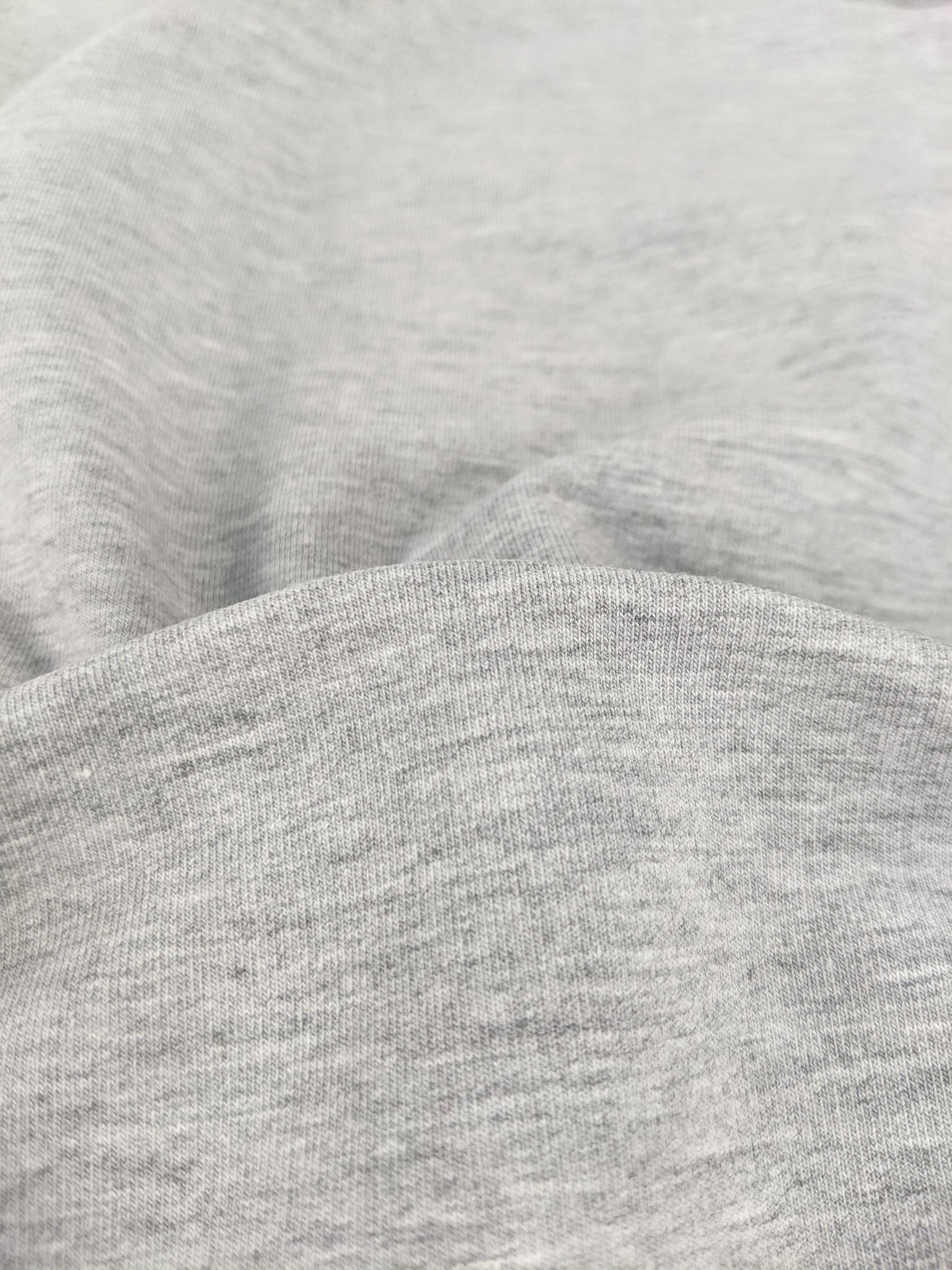 Organic Cotton French Terry Knit - Grey Melange – Sitka Fabrics