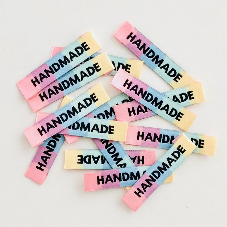 Kylie and the Machine - Rainbow Mini Hands Woven Sewing Labels – Maker's  Fabric