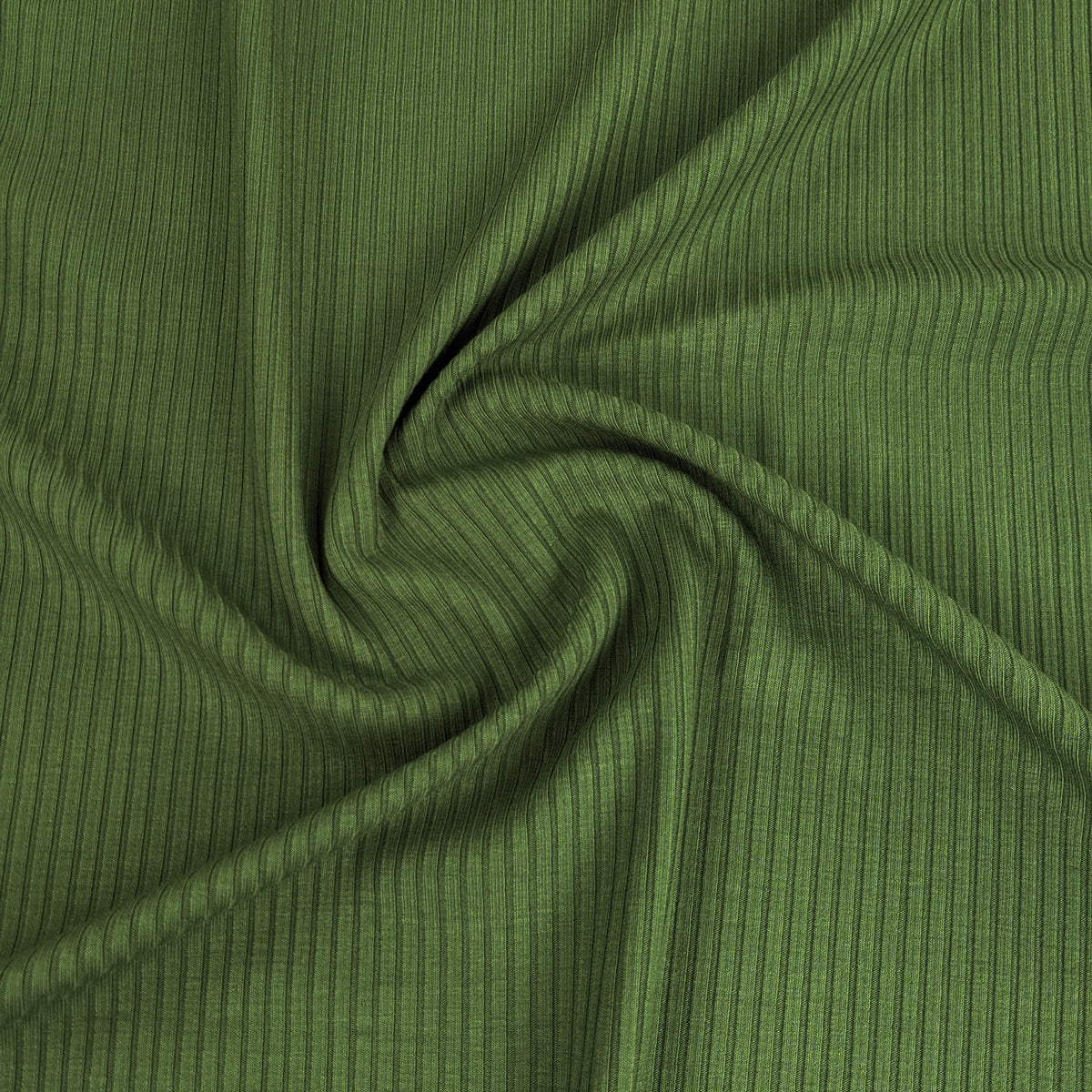 Remnant: Bamboo Rib Knit - Spring Leaf (1.1 metres)