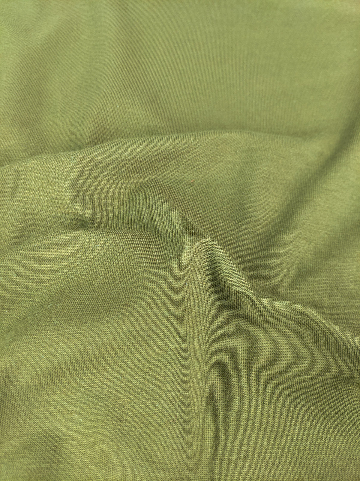 Cotton Modal Jersey Knit, Moss