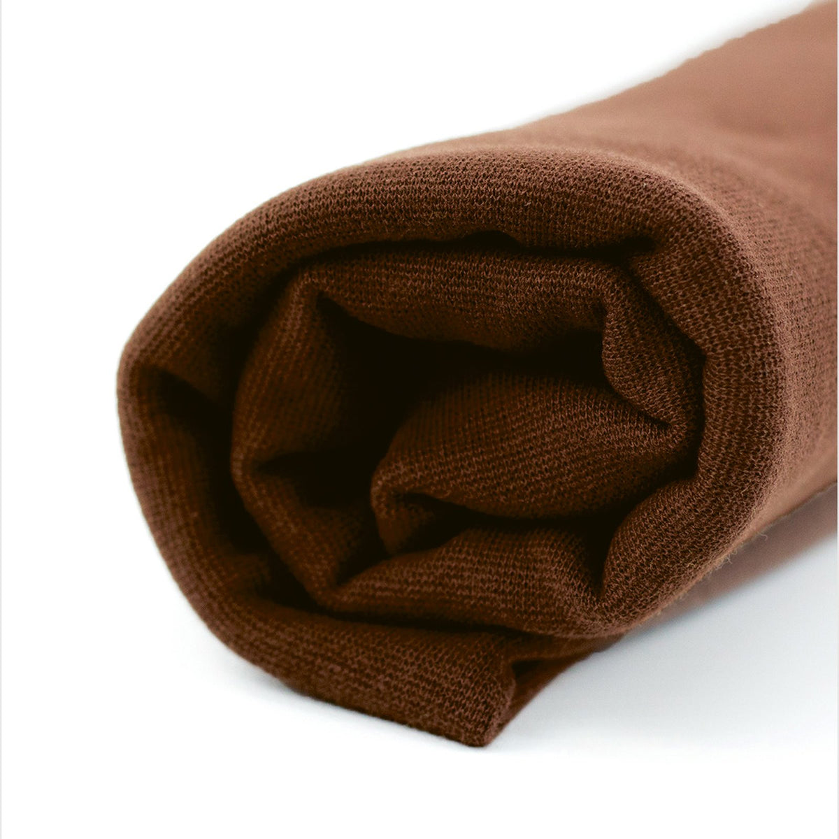 Remnant: Organic Cotton Cuffing, Extra Wide, Chocolate (1.3 metres)