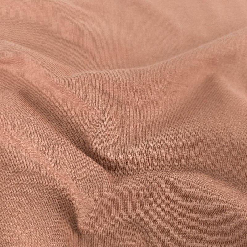 Cotton Modal Jersey Knit, Summer Peach
