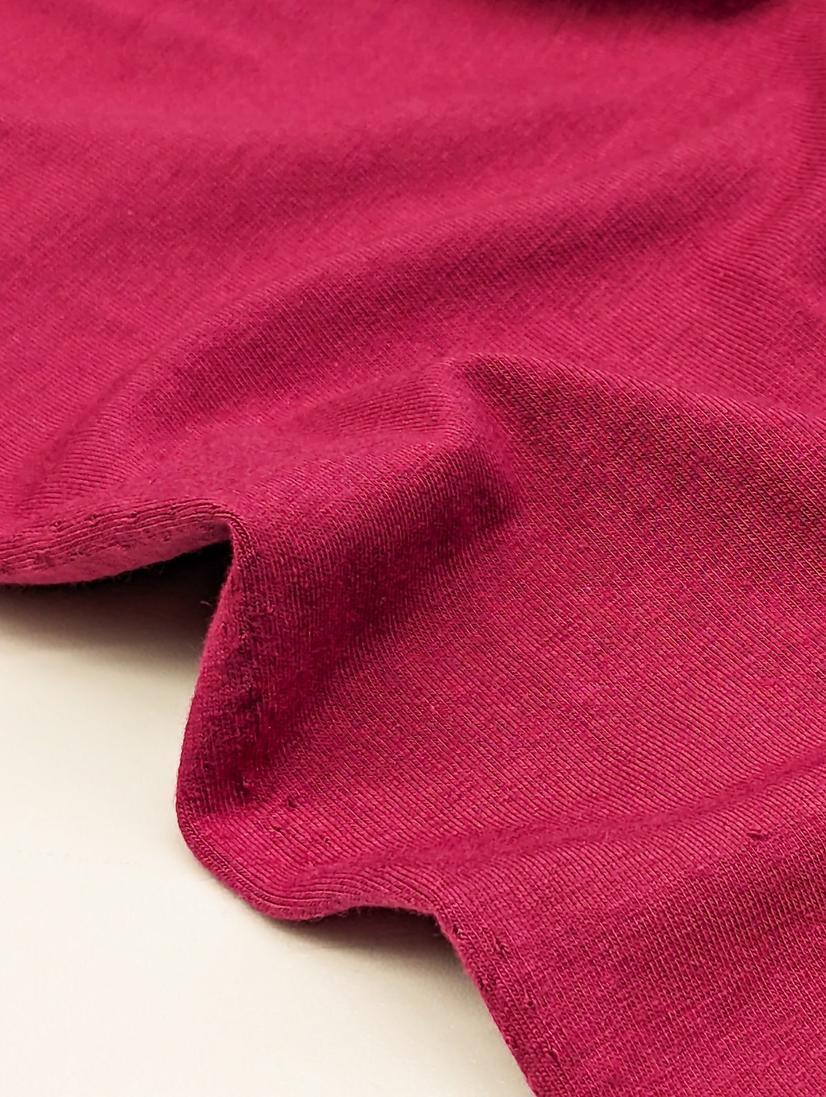 Cotton Modal Jersey Knit, Raspberry