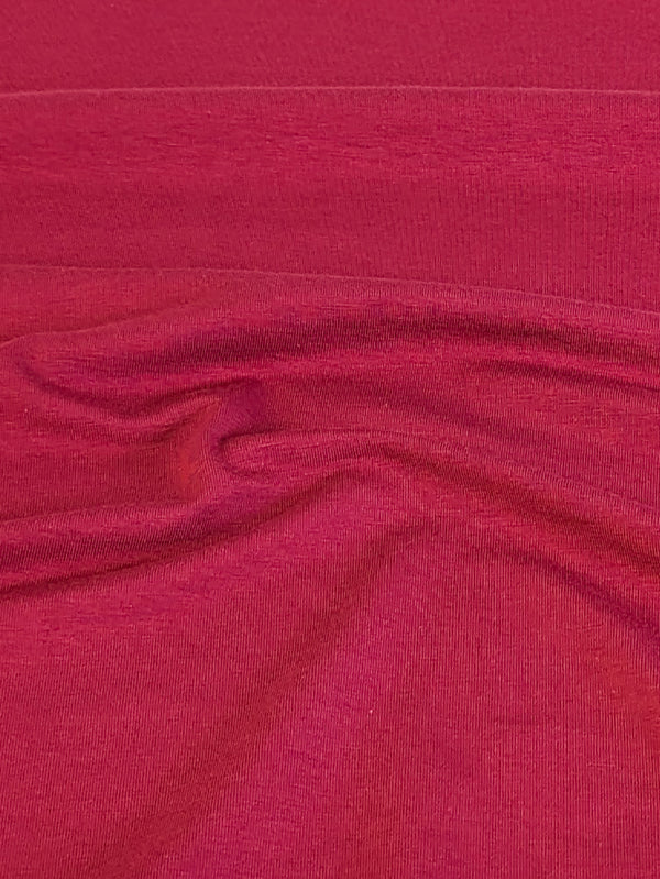 Cotton Modal Jersey Knit, Raspberry
