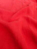 Lightweight Washed Linen - Ruby