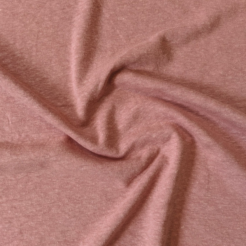 Hemp & Organic Cotton Jersey - Terracotta Pink