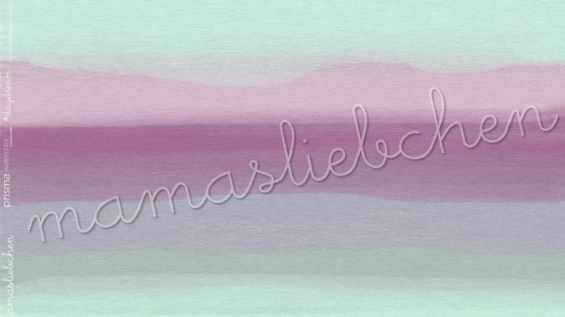 Mamasliebchen: Prisma Watercolours Jersey, Daydream